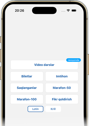 Yol harakati qoidalari, avtotest, prava olish, Prava ol